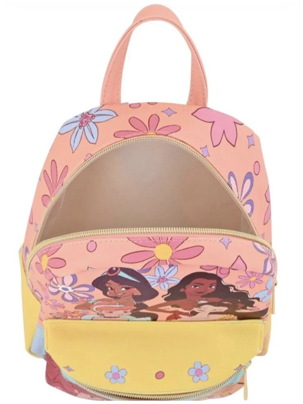 Little Girls Toddler Disney Princesses Backpack Tiana Ariel Cinderella Jasmine